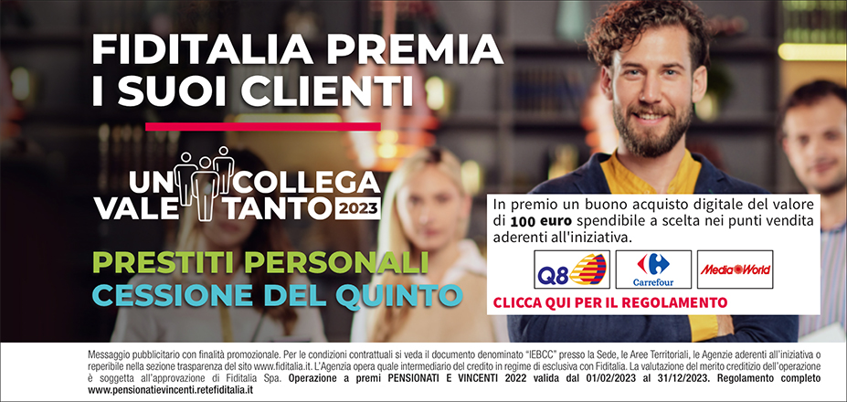 Agenzia Panareo Fabio Fiditalia | Ferrara, Rovigo, CENTO | Banner Quintocè